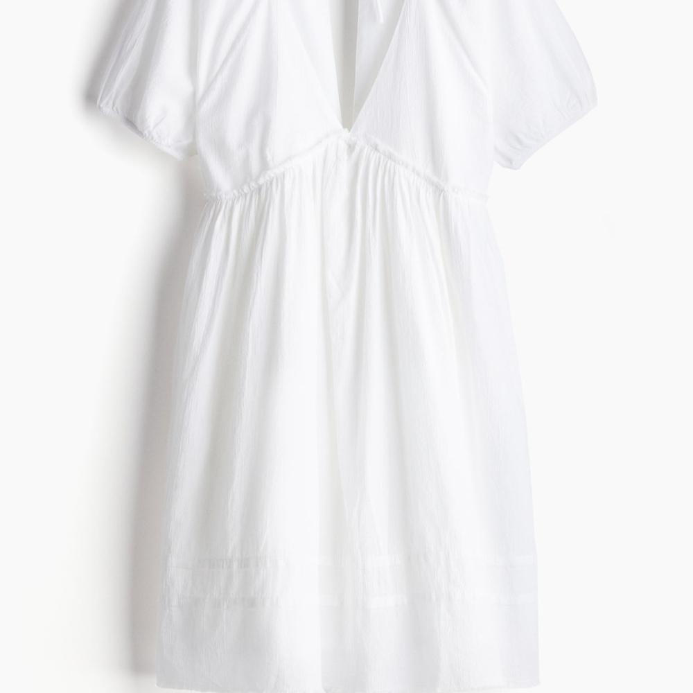 H&M White Mini Dress